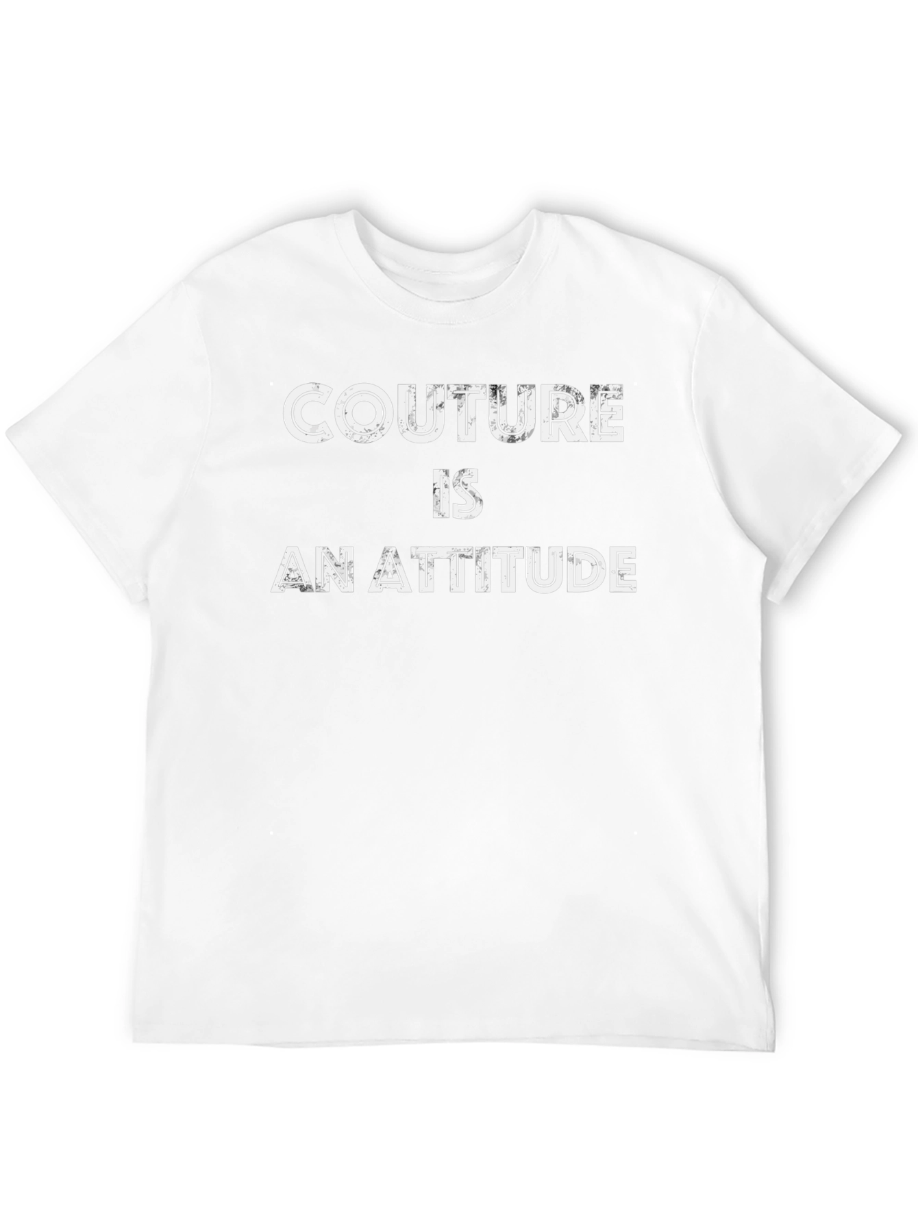 Black Couture is an Attitude Black T-Shirt view 12