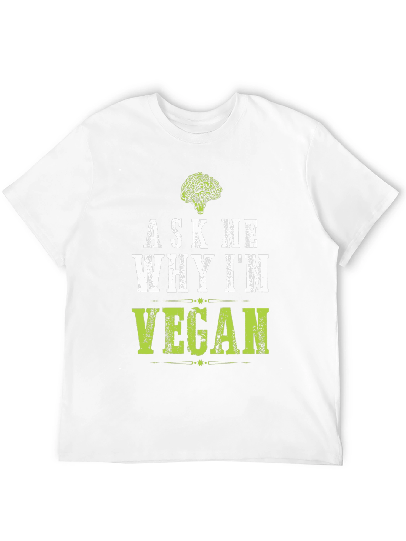 Black Ask Me Why I'm Vegan T-Shirt view 12