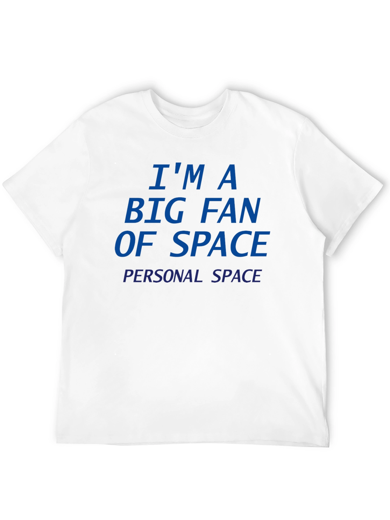 Black I'm a Big Fan of Space T-Shirt - Personal Space Tee view 12