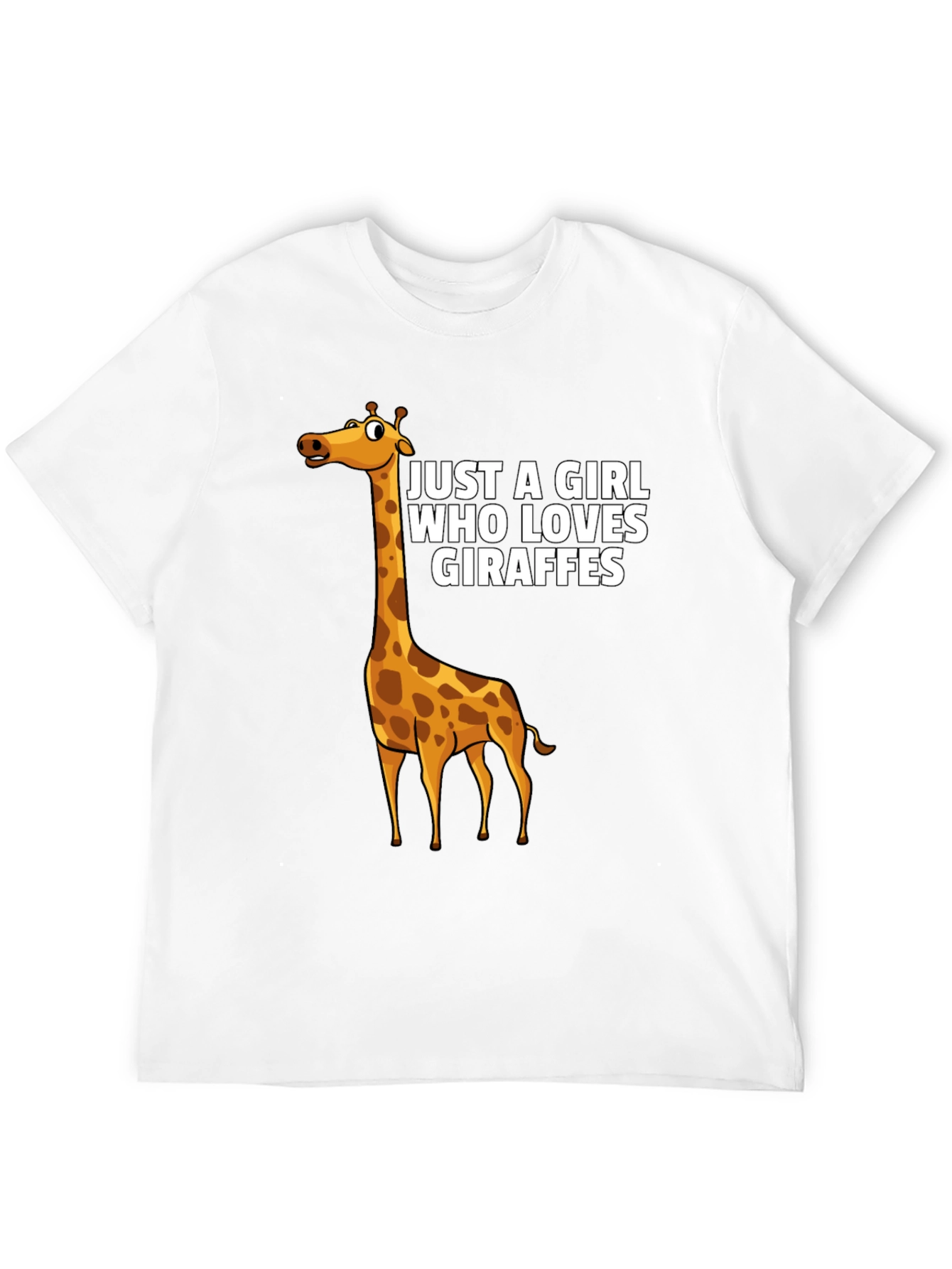 Black Giraffe Lover Unisex T-Shirt  view 12