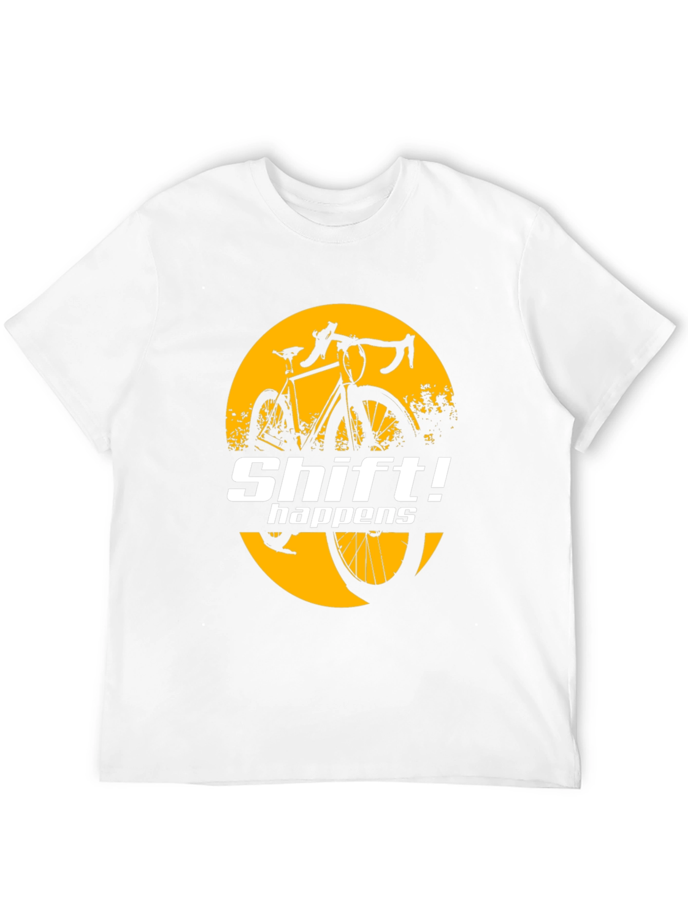 Black Shift Happens Bike Graphic T-Shirt view 12