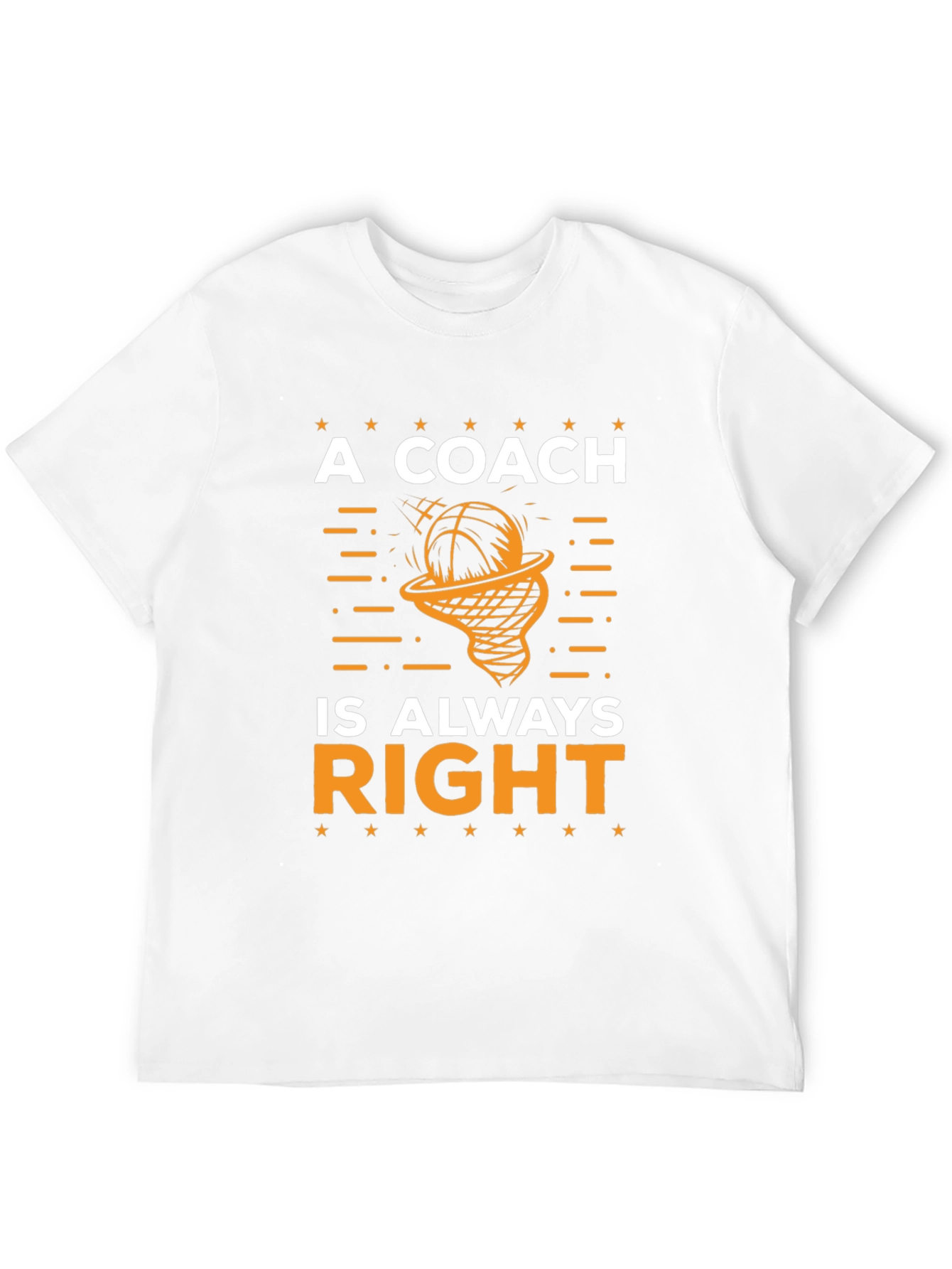 Black Basketball Coach T-Shirt - A Coach Is Always Right view 12