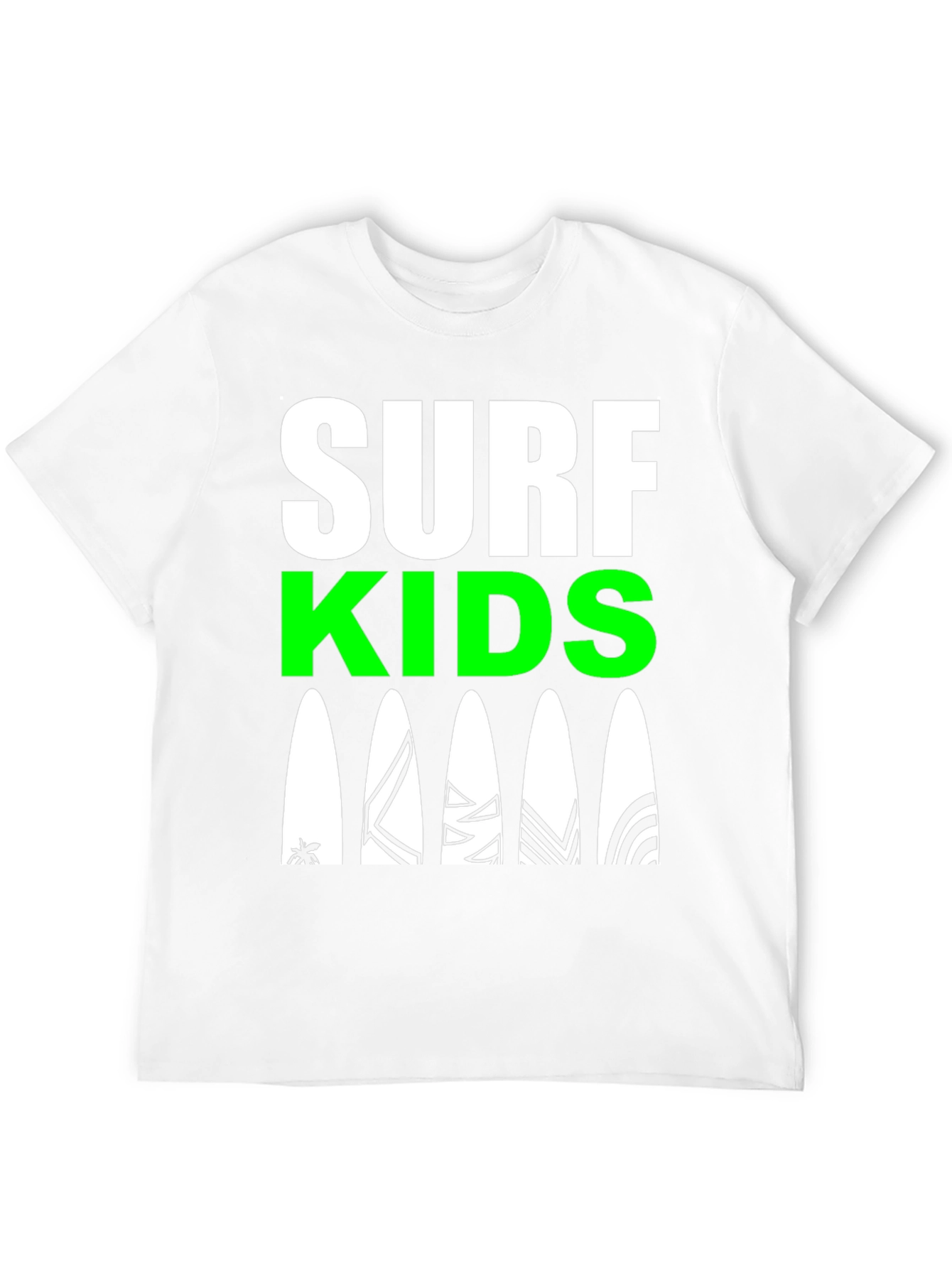 Black Surf Kids Graphic Tee - Black Cotton Surfboard Design view 12