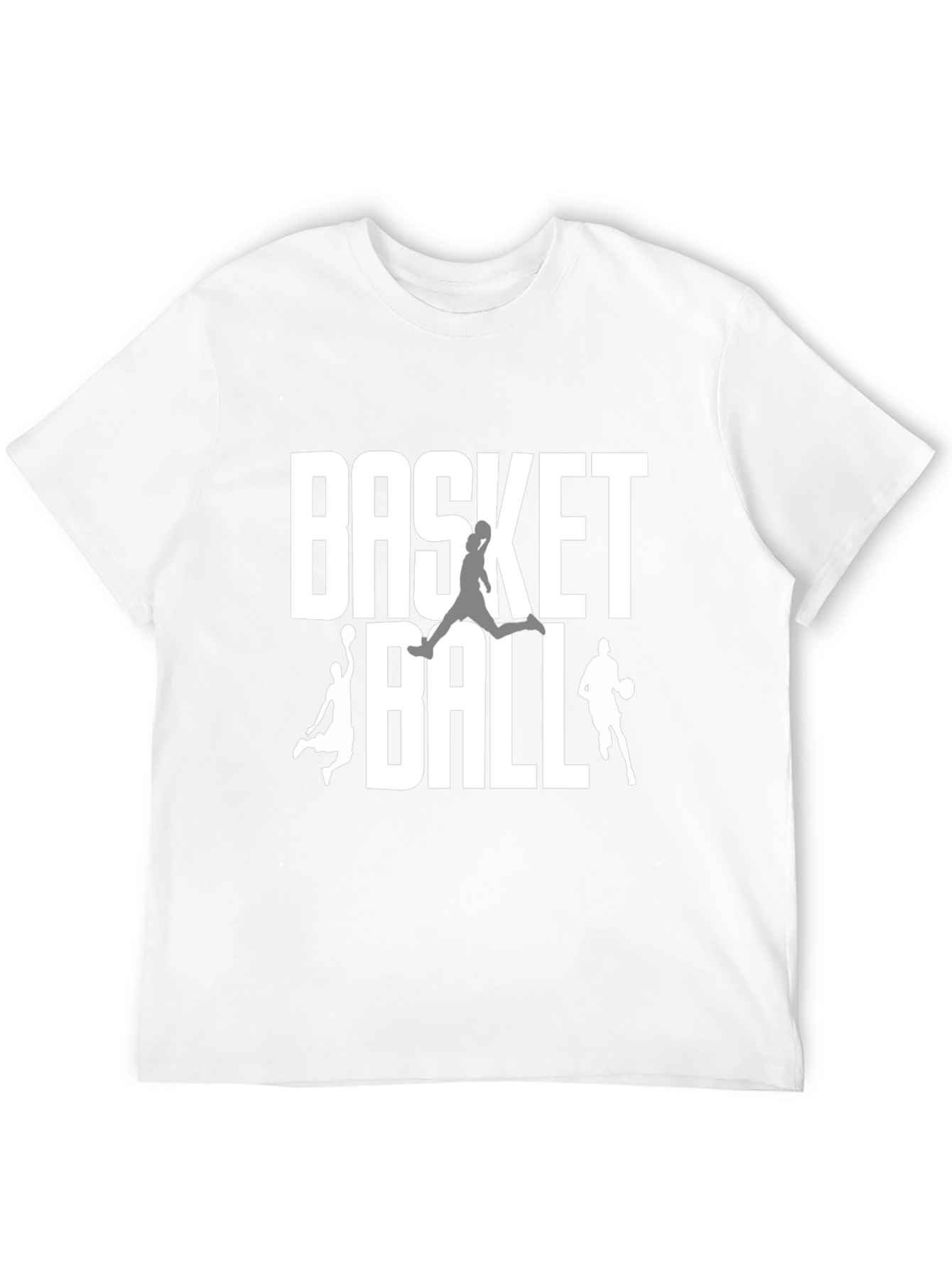 Black Basketball Graphic Tee | Black Cotton Blend T-Shirt view 12