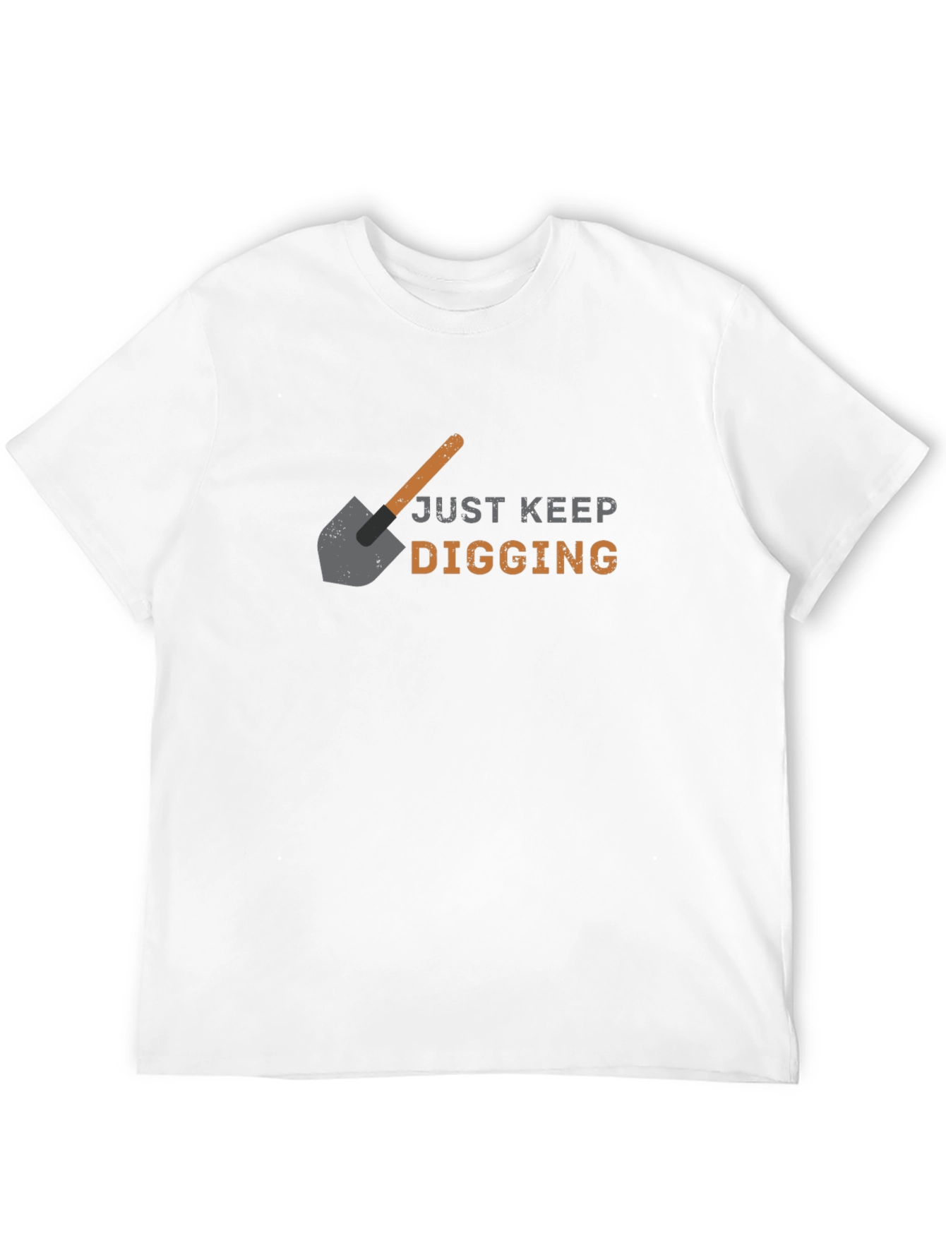 Black Just Keep Digging Black T-Shirt view 12