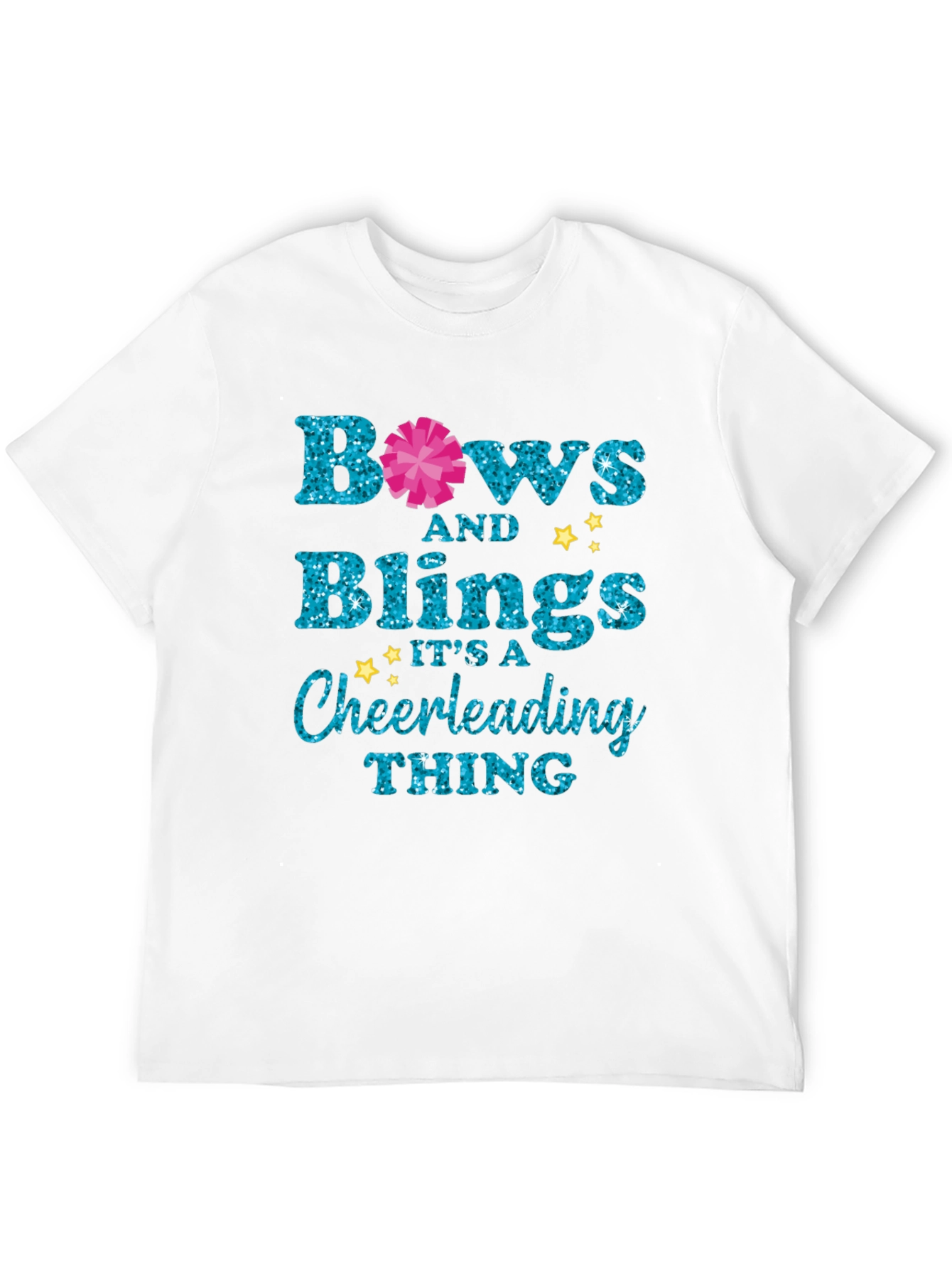 Bows and Bling Cheer Tee - 12