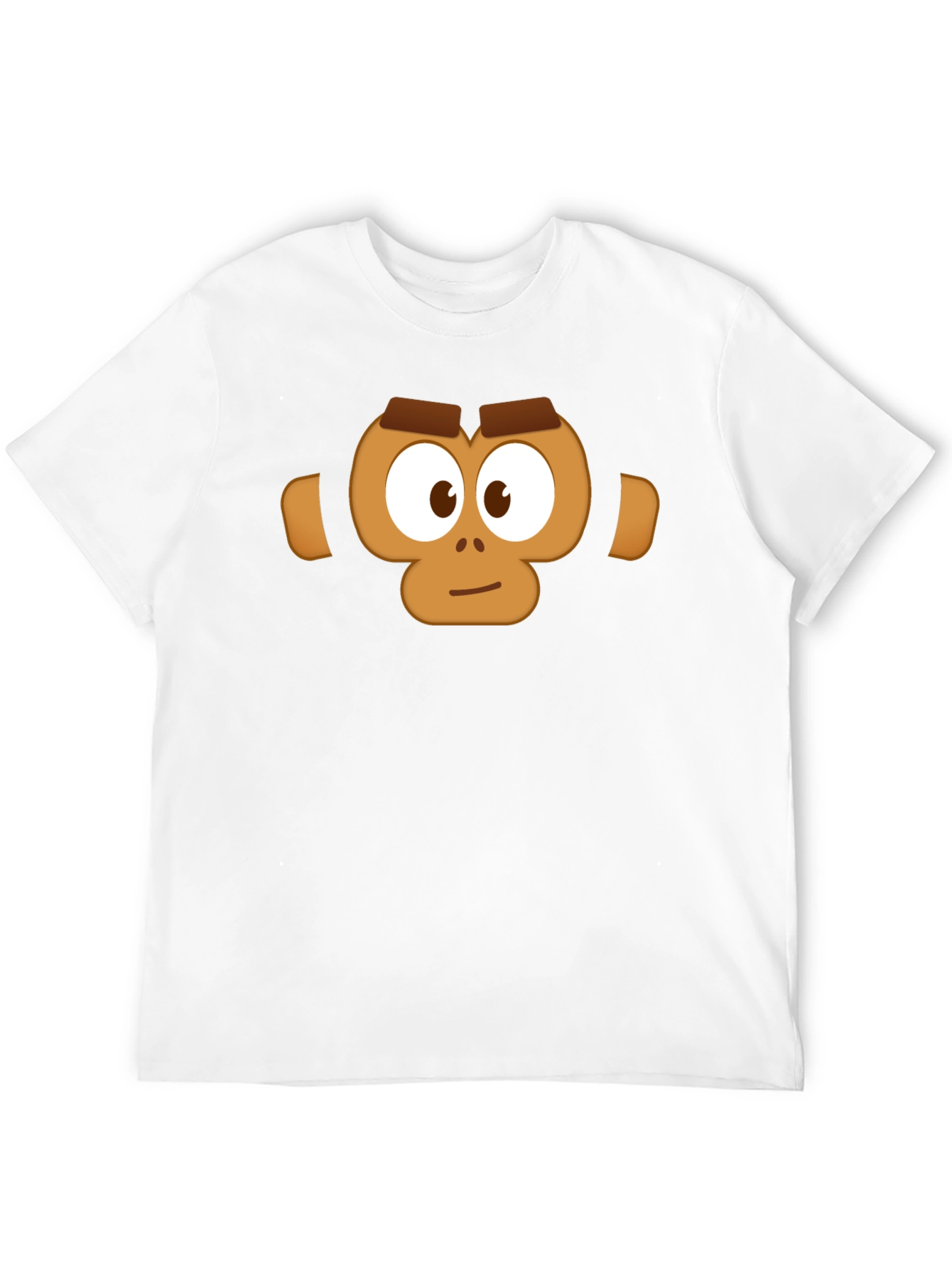 Black Monkey Face Graphic T-Shirt - Casual Black Tee view 12