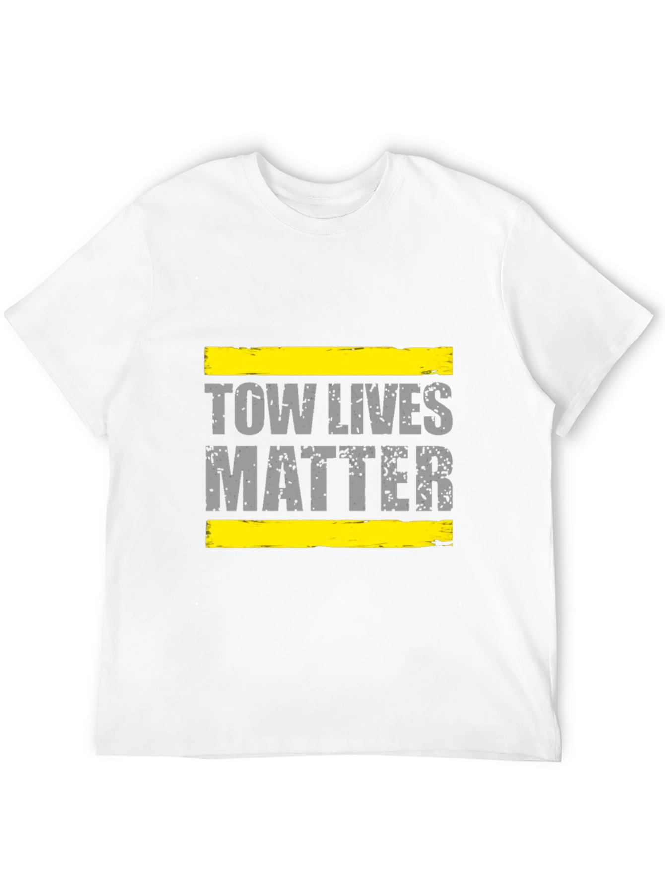 Black Tow Lives Matter T-Shirt - Black Graphic Tee view 12