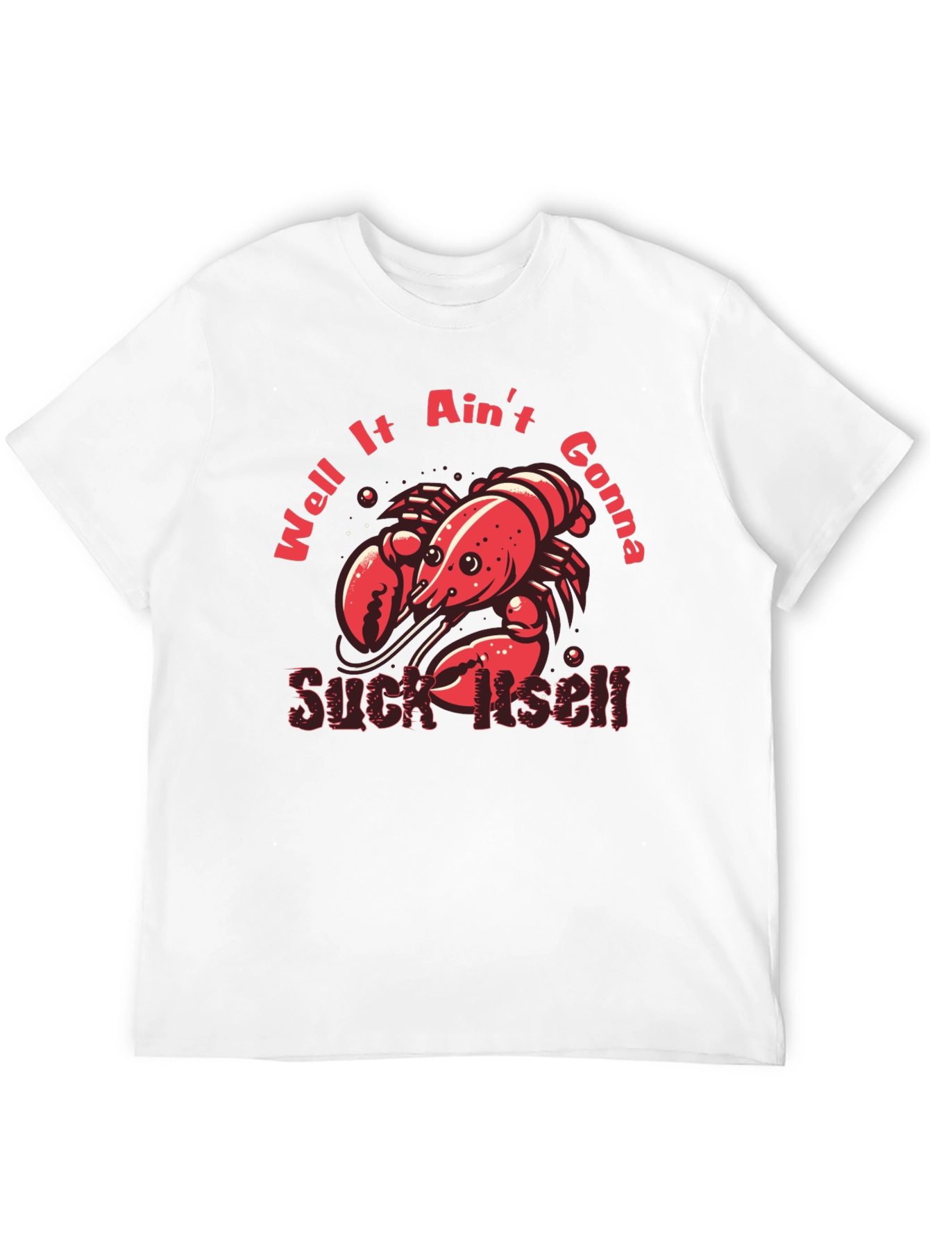 Black Crawfish Suck Itself Graphic T-Shirt view 12