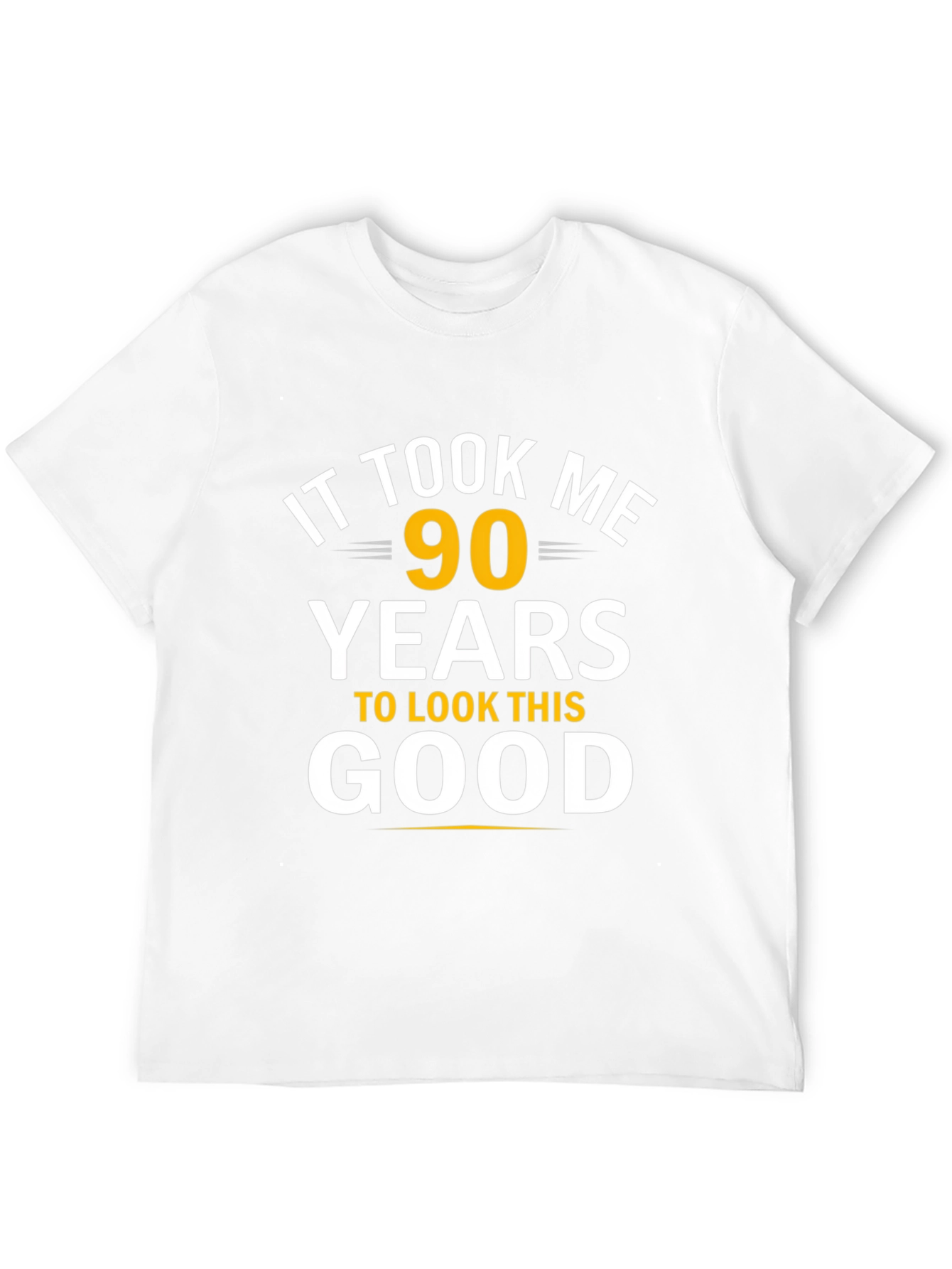 Black 90 Years to Look This Good T-Shirt view 12