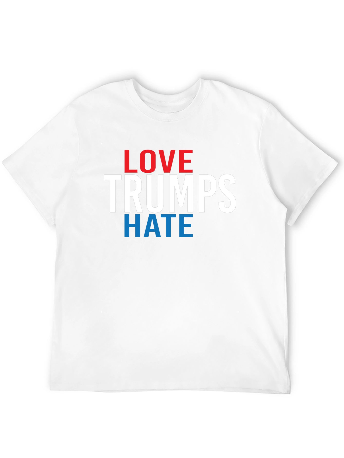 Black Love Trumps Hate Graphic T-Shirt - Political Statement Tee view 12