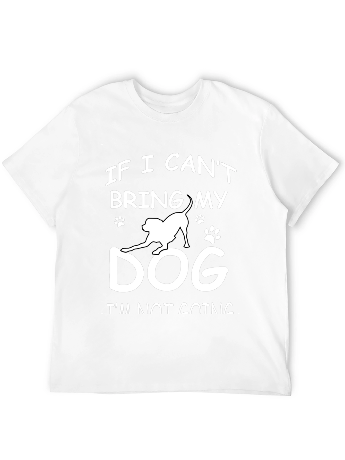 Black Dog Lover Tee - "If I Can't Bring My Dog" view 12