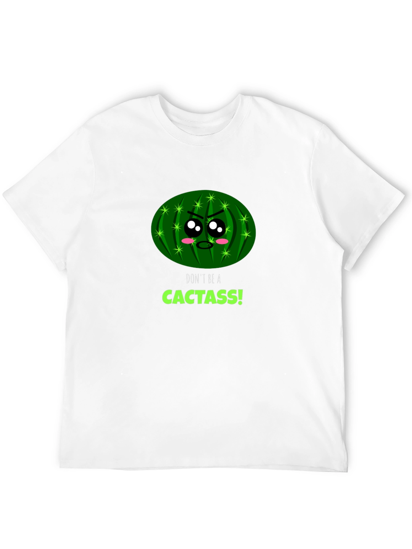 Black Don't be a Cactass! Graphic Tee view 12