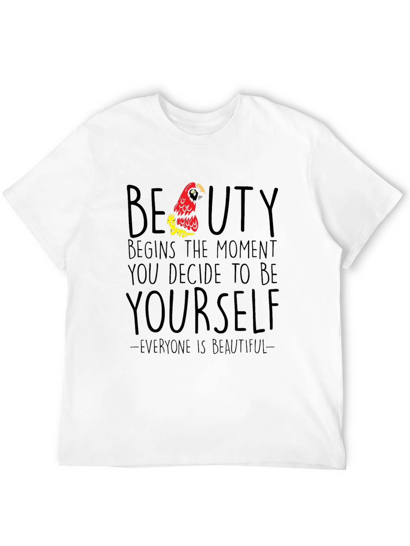 Black Beauty Begins Parrot Graphic T-Shirt view 12