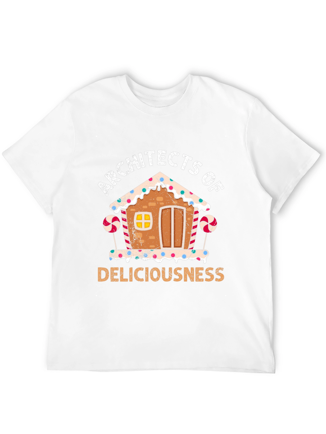 Black Architects of Deliciousness Gingerbread House T-Shirt view 12