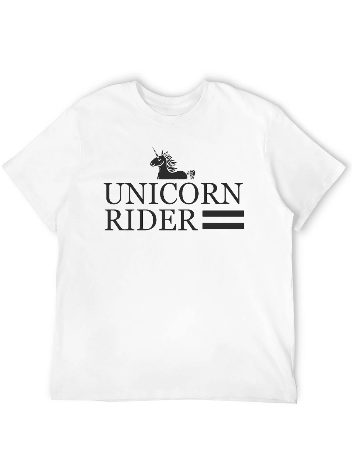 Black Unicorn Rider Graphic T-Shirt - Black view 12