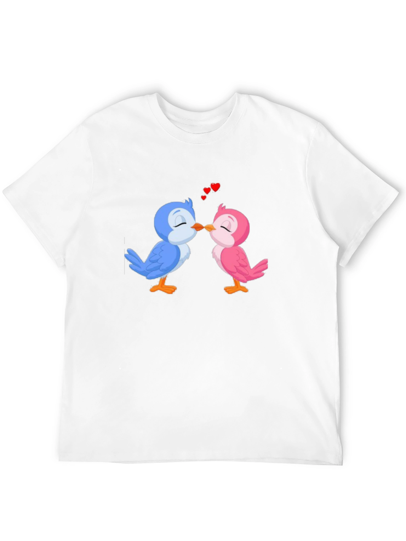Black Cute Bird Lovers T-Shirt view 12