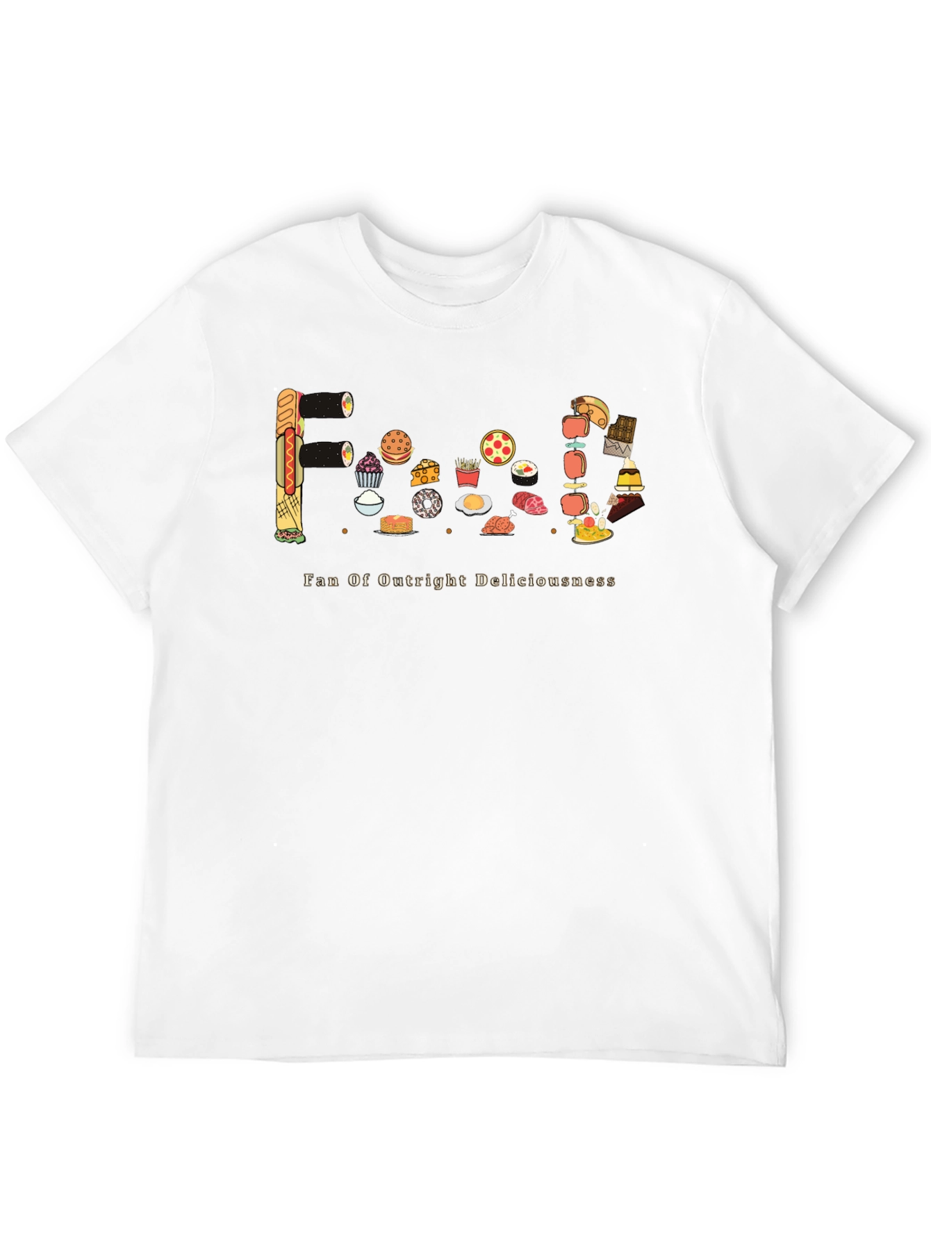 Black Foodie Graphic Tee - Fan of Outright Deliciousness view 12