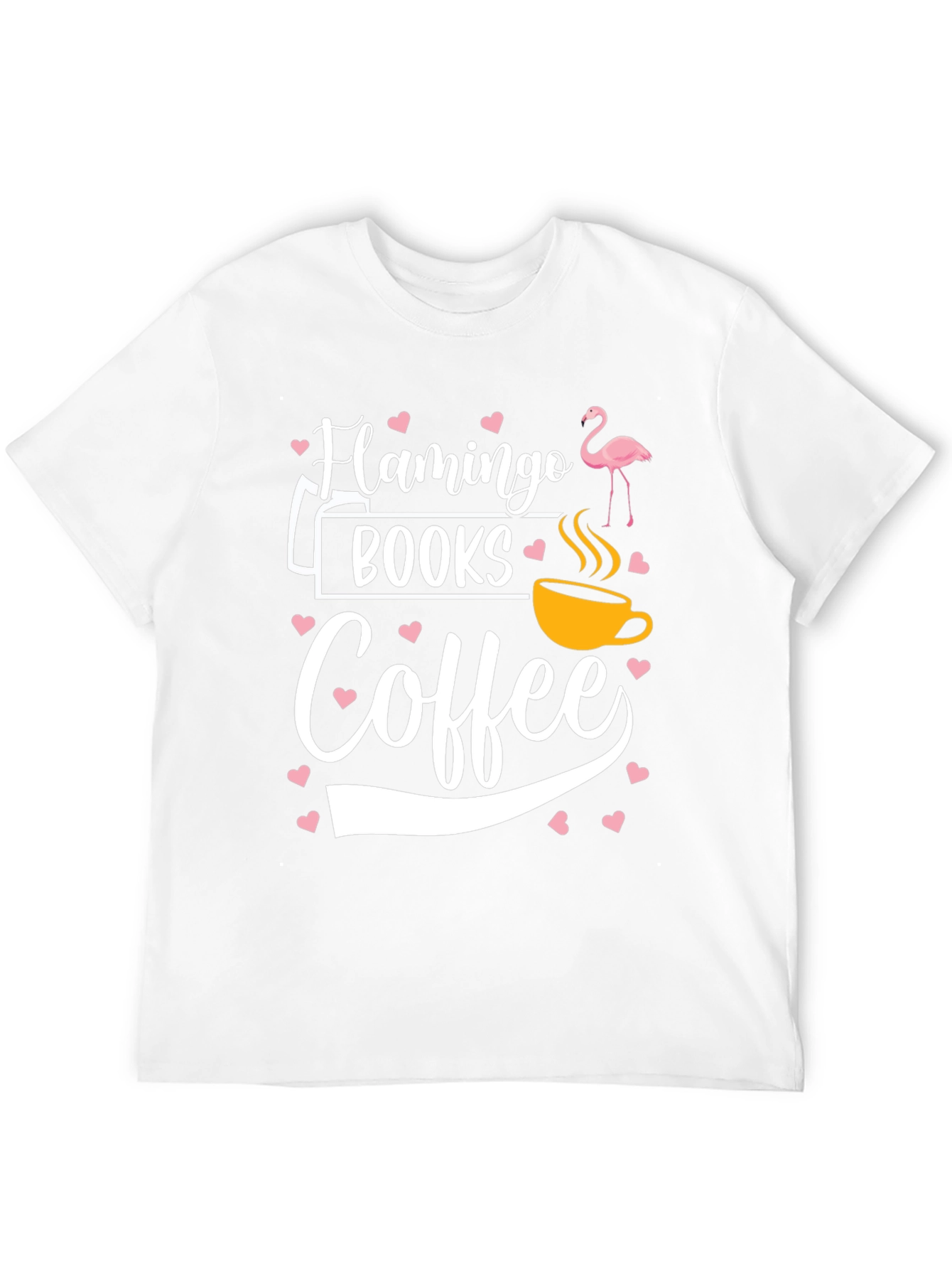 Black Flamingo Books Coffee T-Shirt view 12