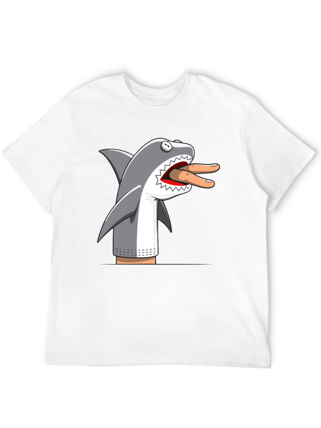 Black Shark Puppet T-Shirt view 12