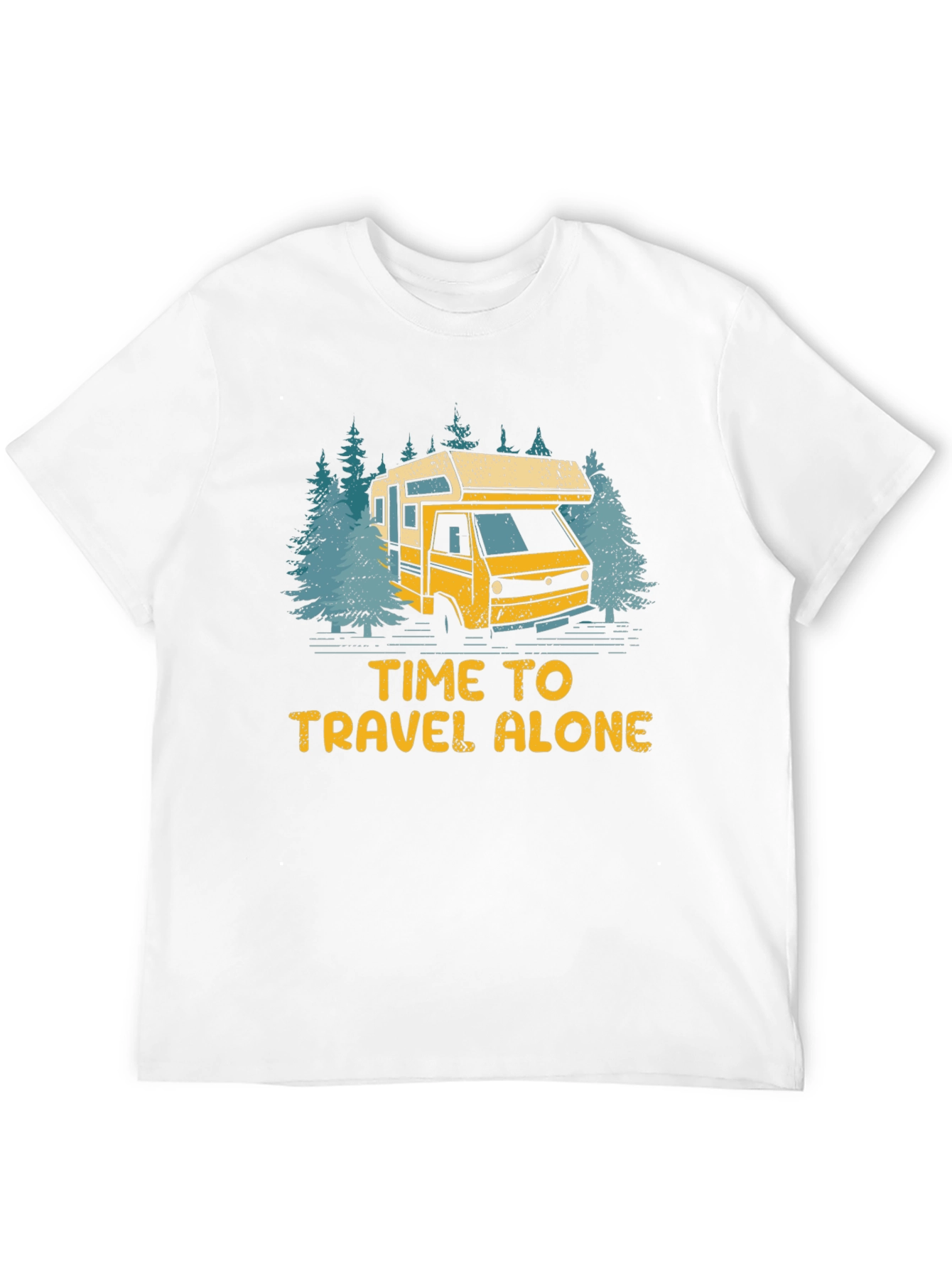 Time To Travel Alone Graphic T-Shirt - 12