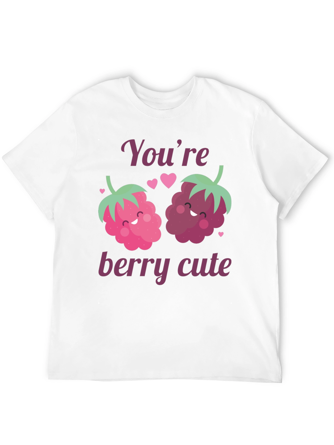 Black You're Berry Cute Graphic Tee view 12