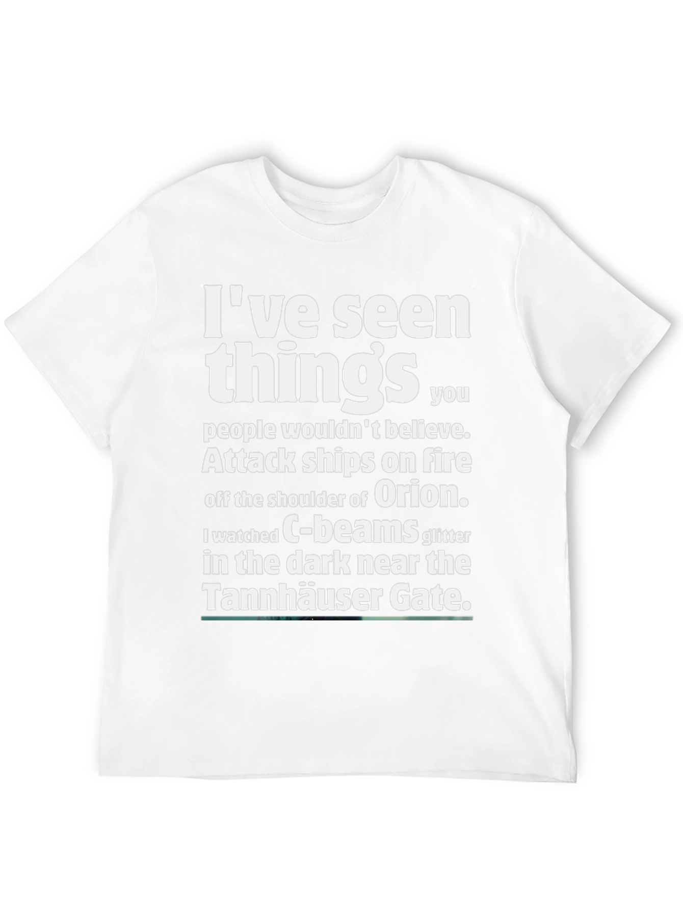 Black I've Seen Things Graphic T-Shirt view 12