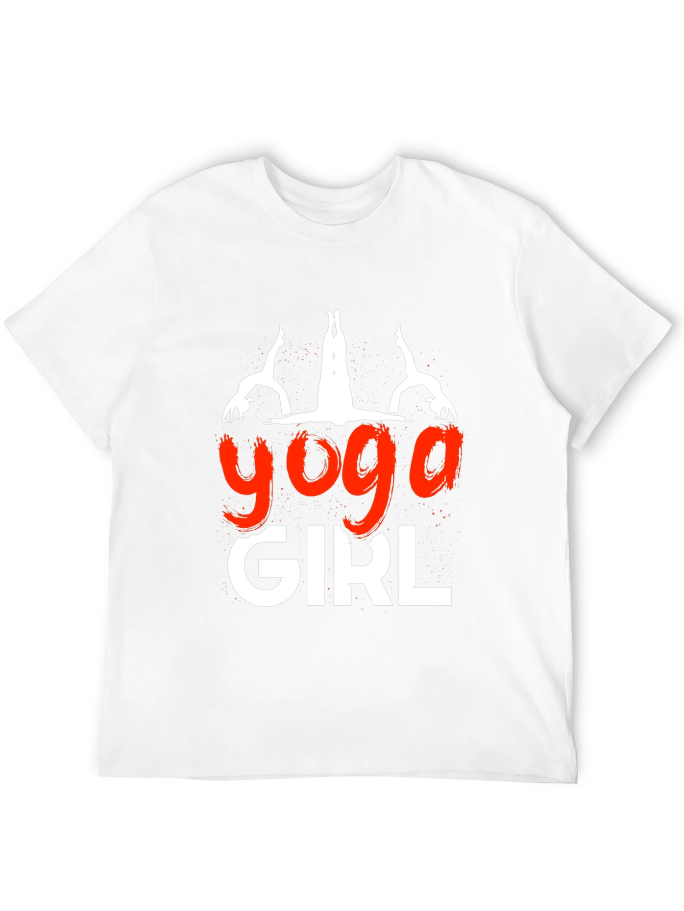 Black Yoga Girl Graphic Tee - Soft Cotton Blend view 12