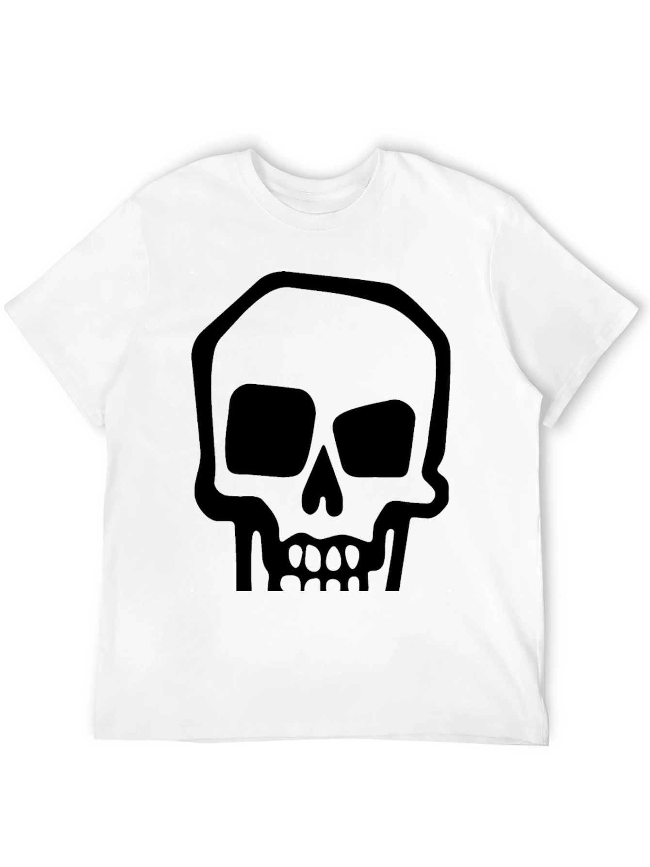 Black Skull Graphic Black T-Shirt view 12
