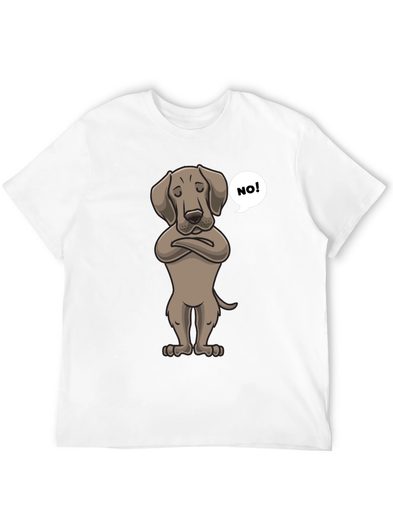Black Grumpy Dog T-Shirt - Funny Pet Lover Tee view 12