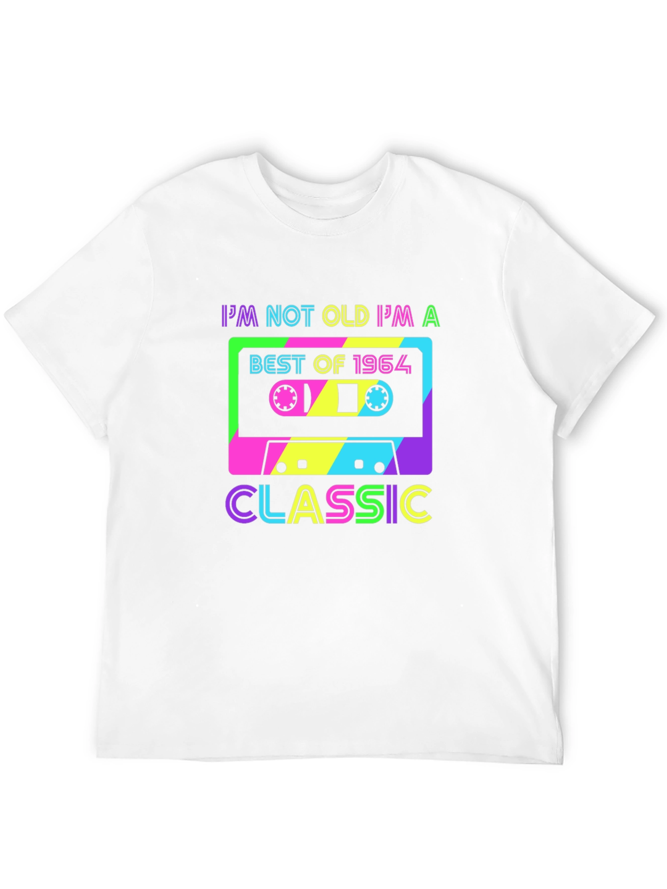 Black I'm Not Old I'm A Classic 1964 Retro T-Shirt view 12