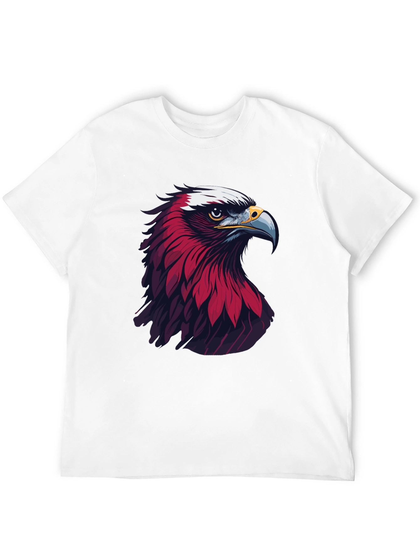 Black Eagle Graphic Print Black T-Shirt view 12