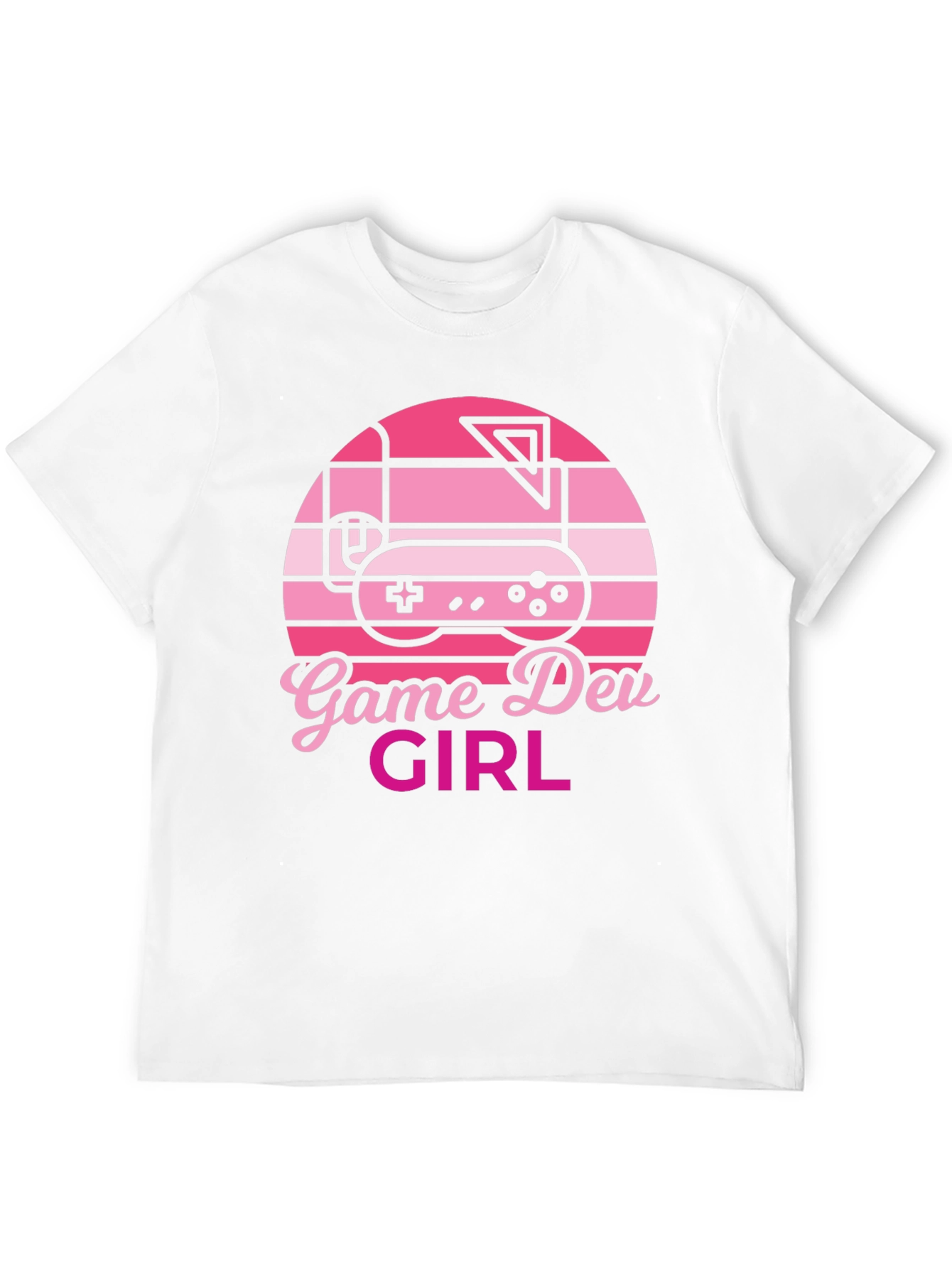 Black Game Dev Girl Retro Style T-Shirt view 12