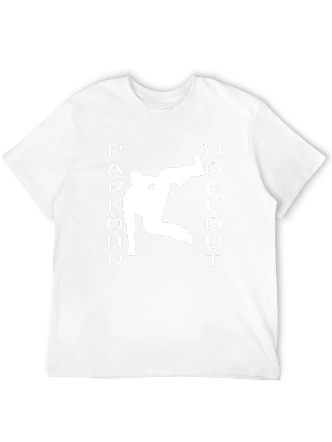 Parkour Workout Graphic Tee - Black Athletic T-Shirt - 12