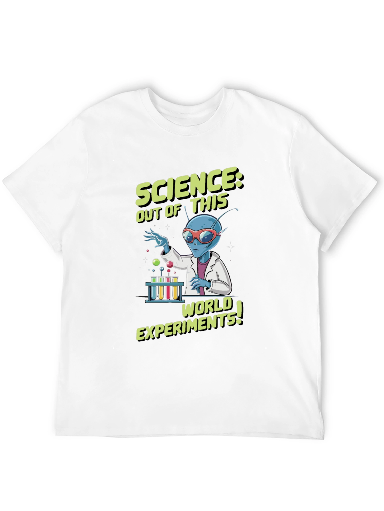 Black Science Alien T-Shirt - Out of this World Experiments view 12