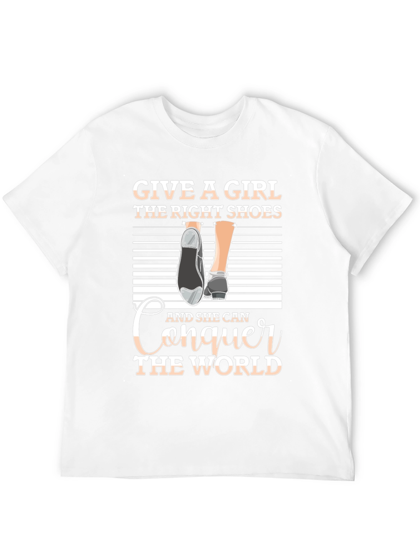 Black Girl's Right Shoes T-Shirt - Conquer the World view 12