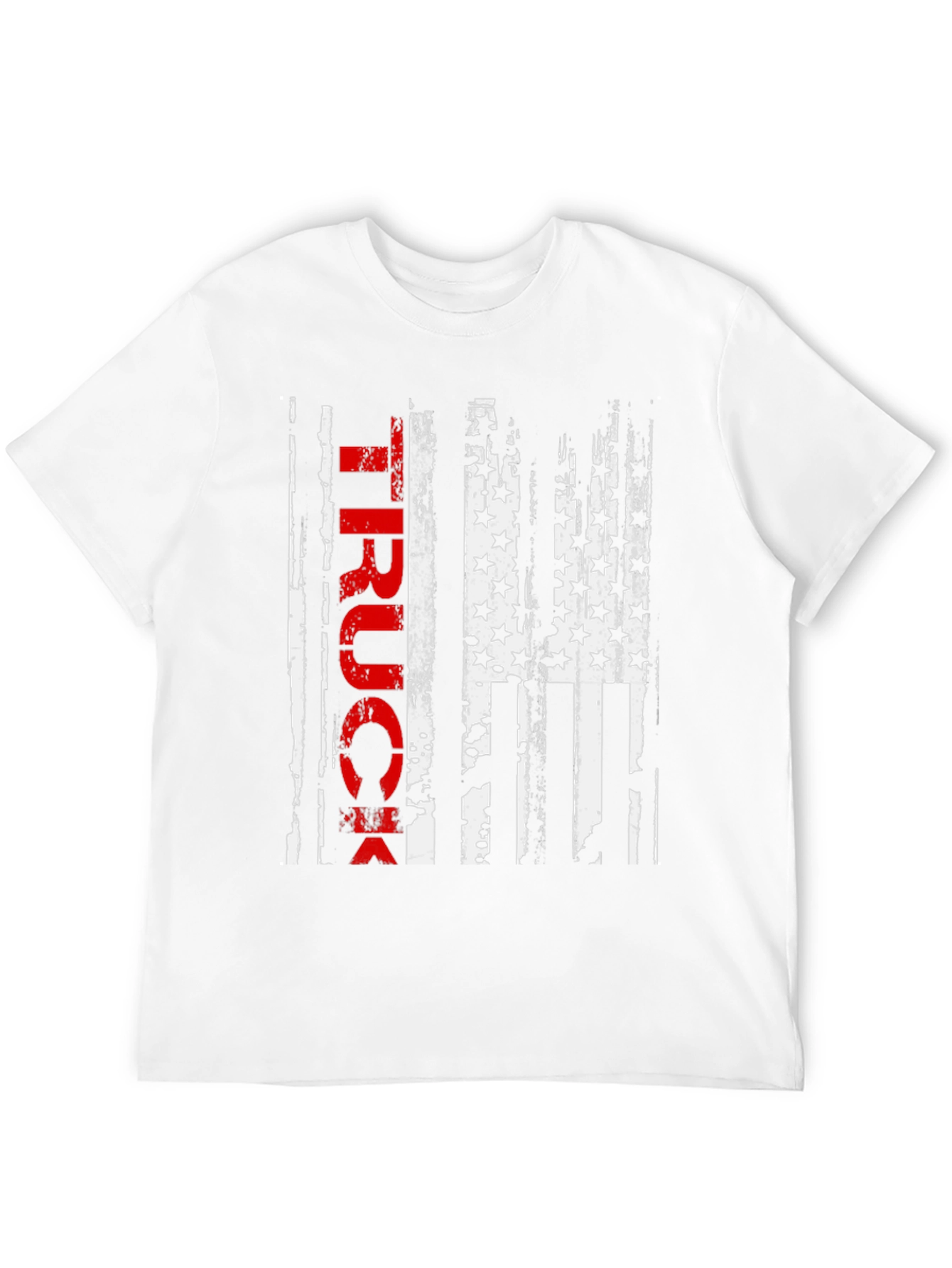 Black Truck American Flag Graphic Tee - Patriotic Style view 12