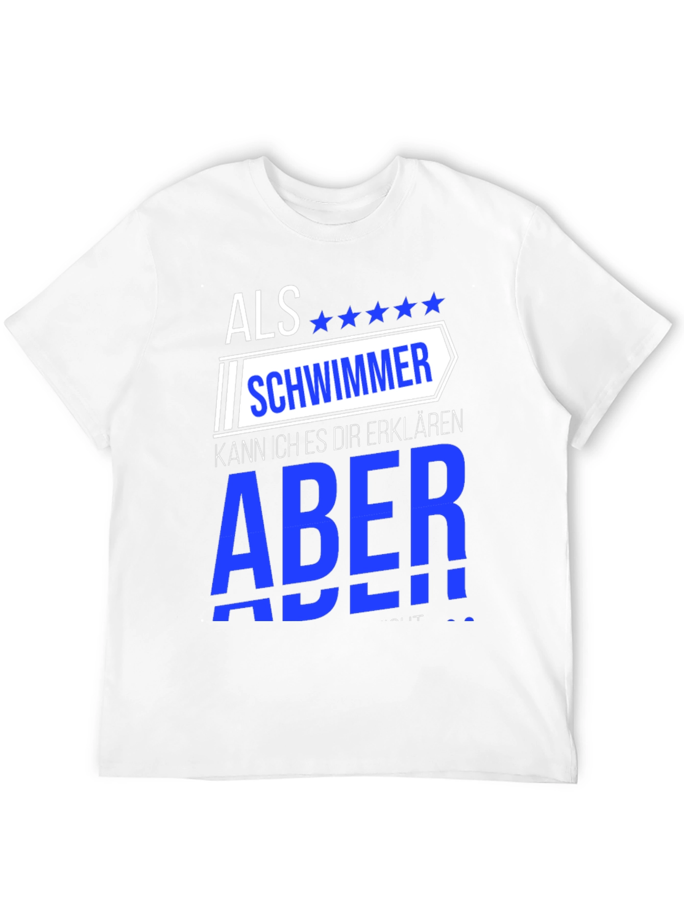 Black Funny Swimmer T-Shirt - Als Schwimmer view 12
