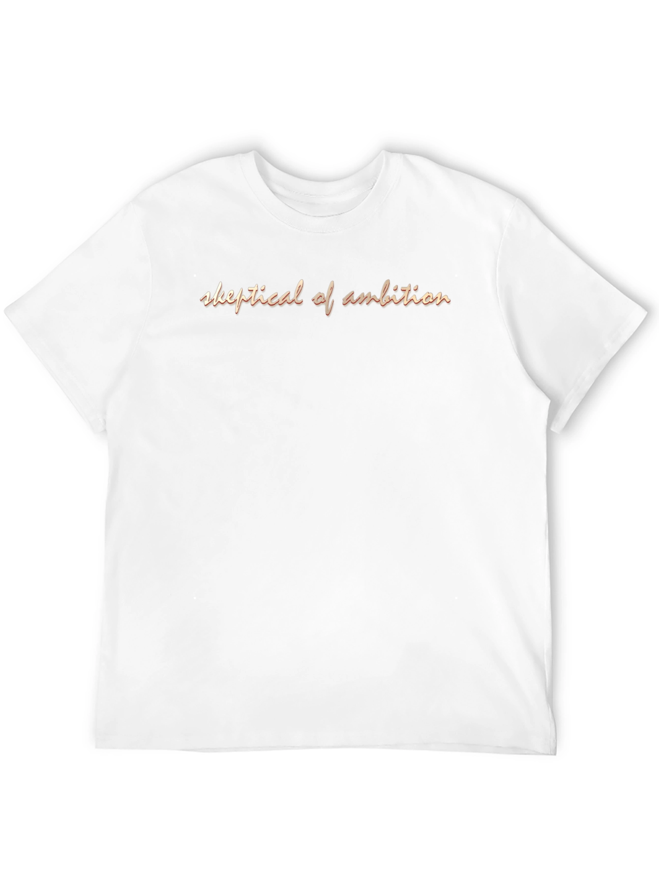 Black Skeptical of Ambition Black Graphic Tee view 12