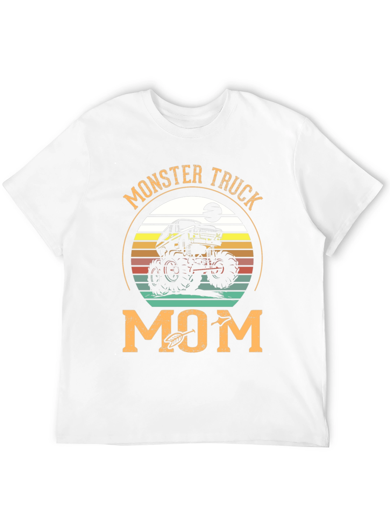 Black Monster Truck Mom T-Shirt - Off Road Graphic Tee view 12