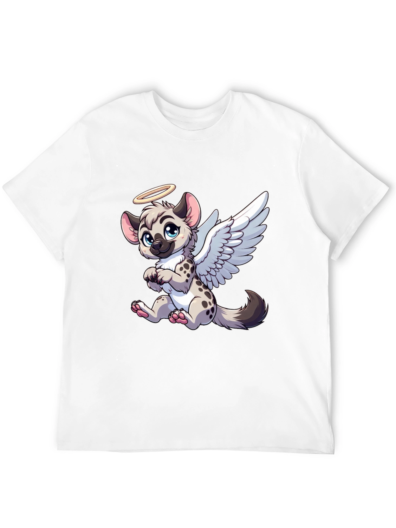 Black Angel Hyena Graphic Tee - Black Comfort Fit Shirt view 12