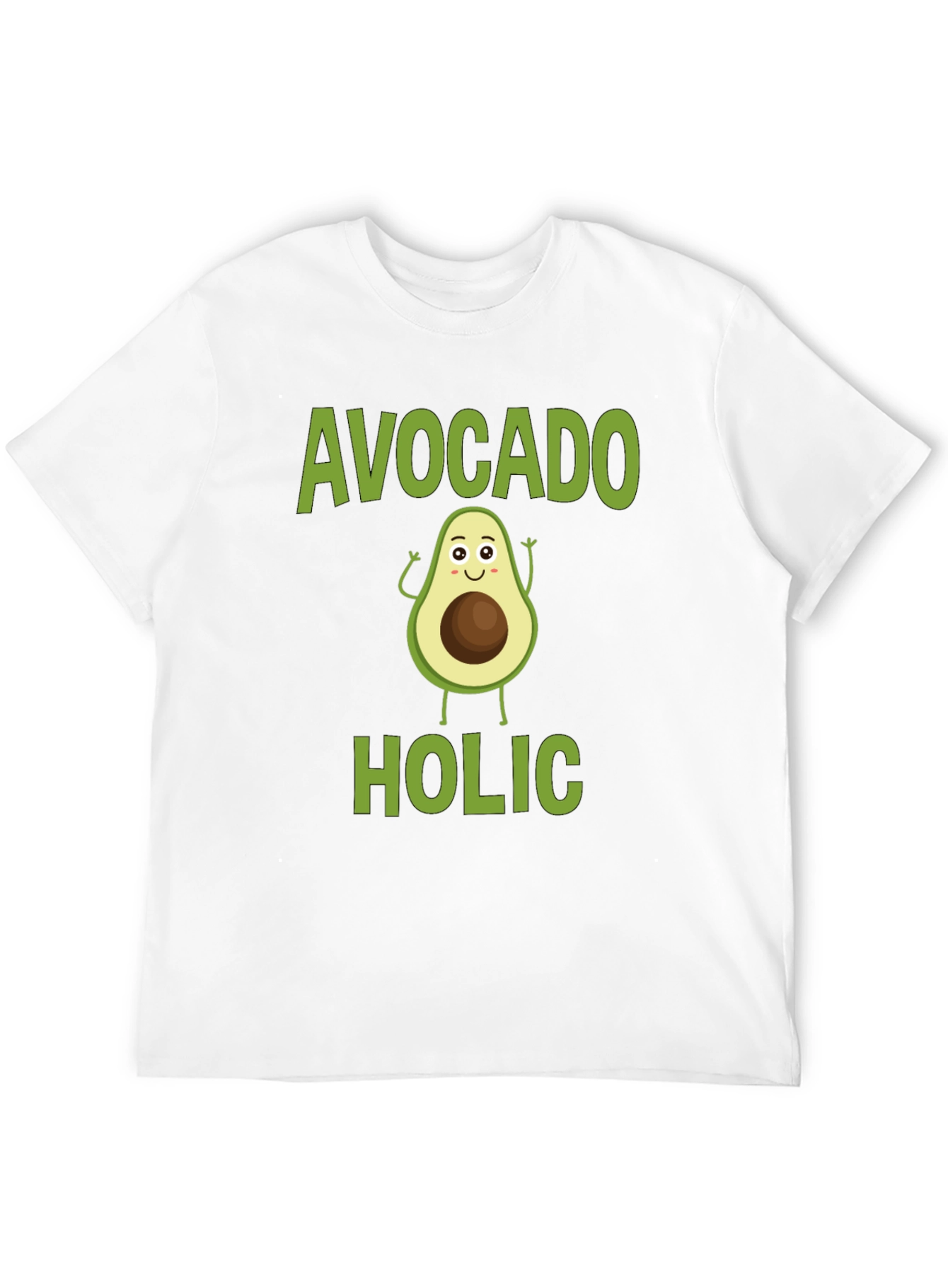 Black Avocado-holic Graphic Tee - Black Cotton T-Shirt view 12