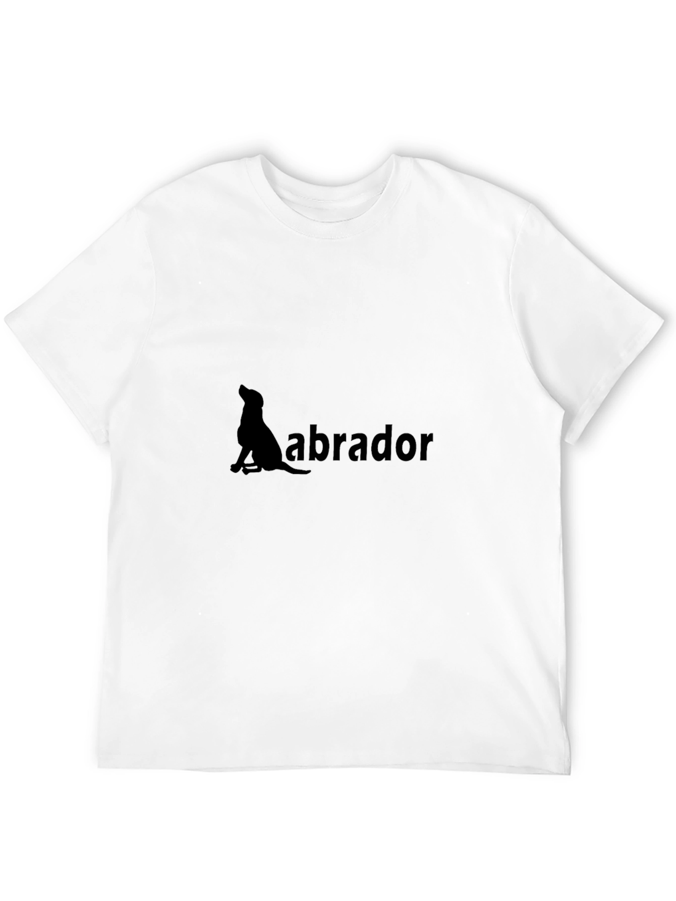 Black Labrador Dog Graphic Print T-Shirt view 12