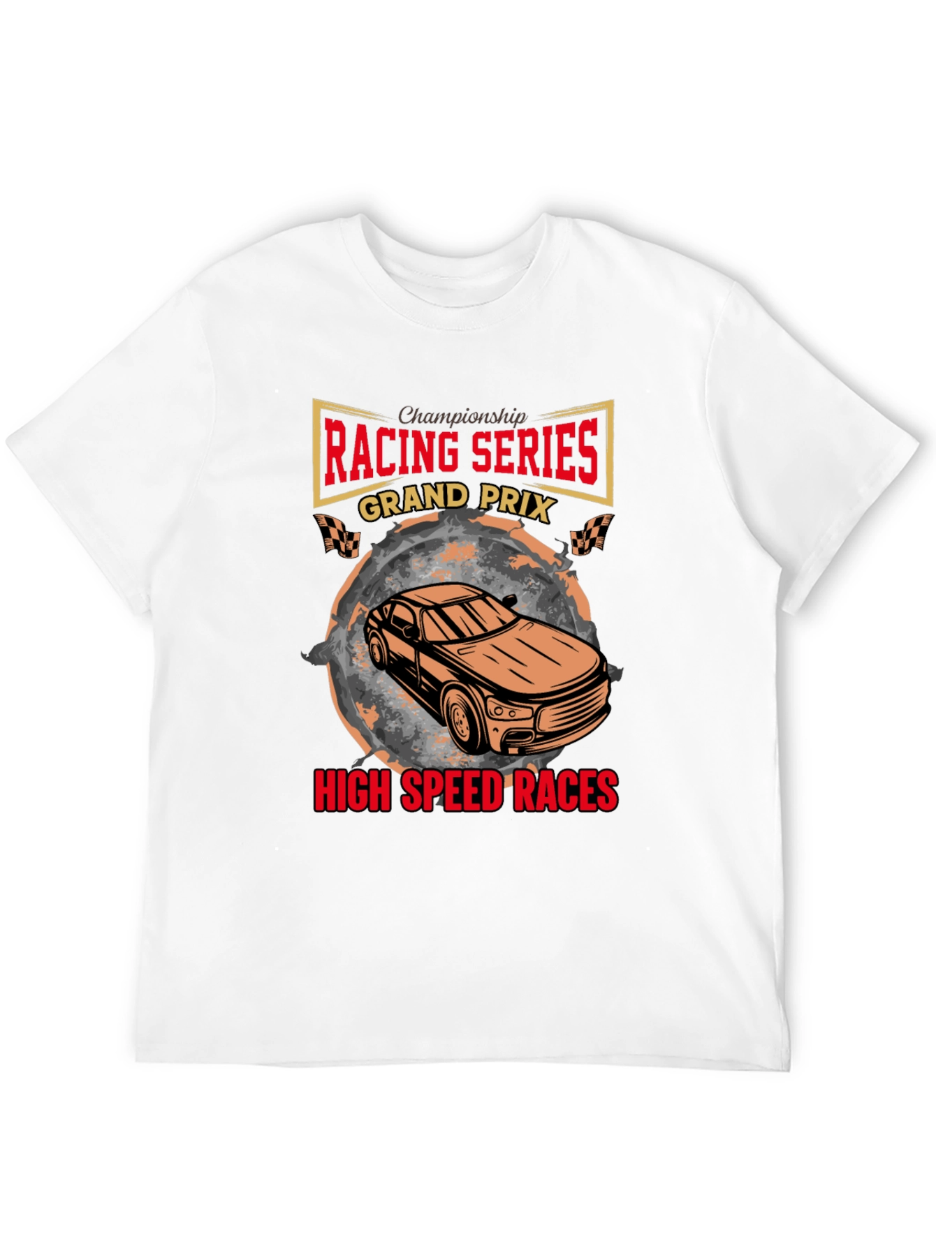 Black Racing Series Grand Prix T-Shirt view 12