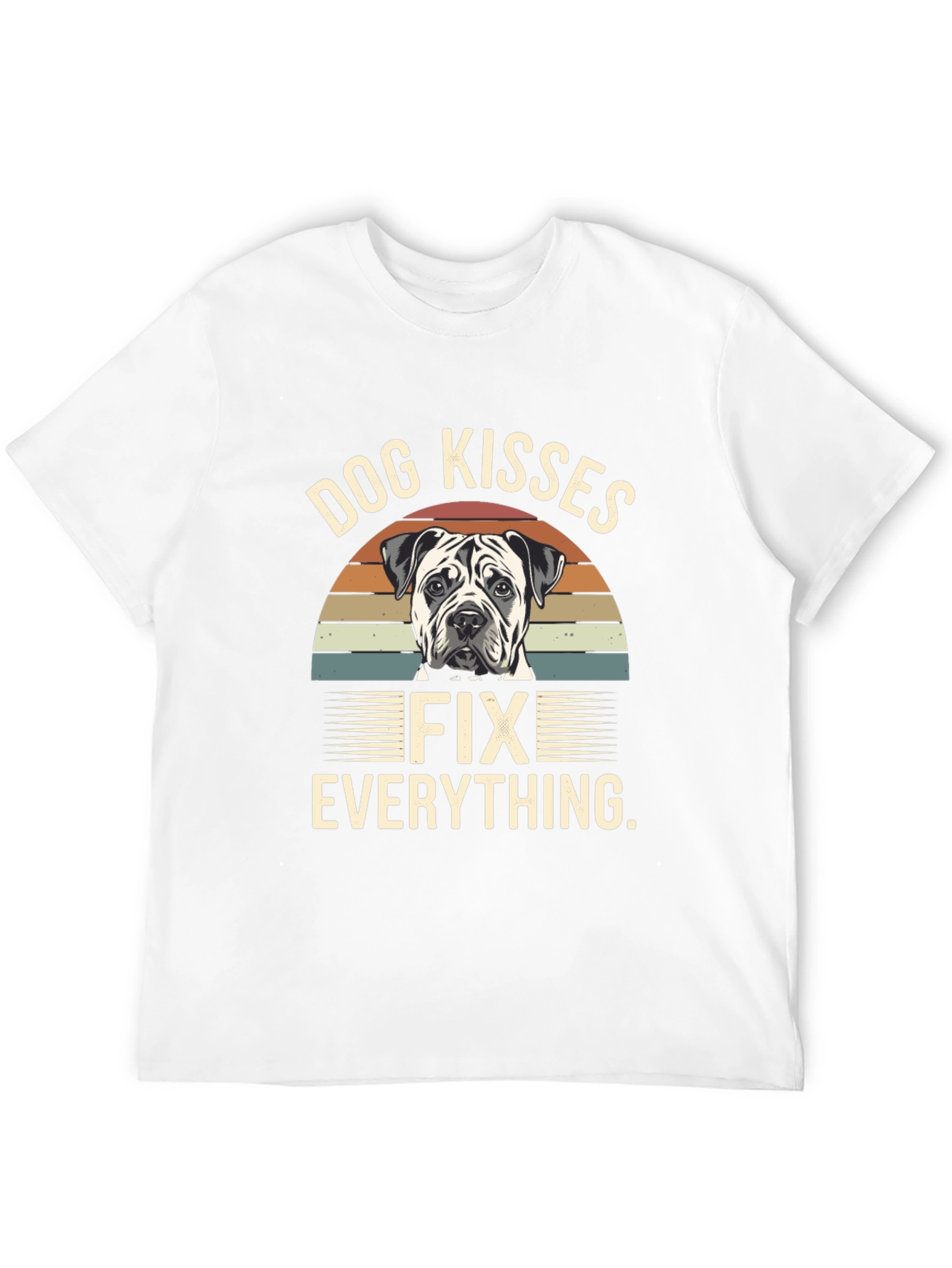 Dog Kisses Fix Everything Graphic T-Shirt - 12