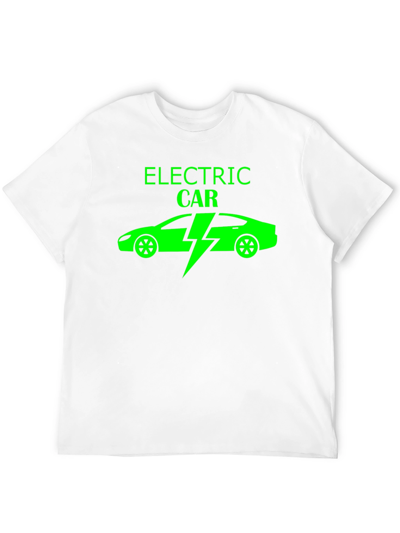 Electric Car T-Shirt - Green Design - 12
