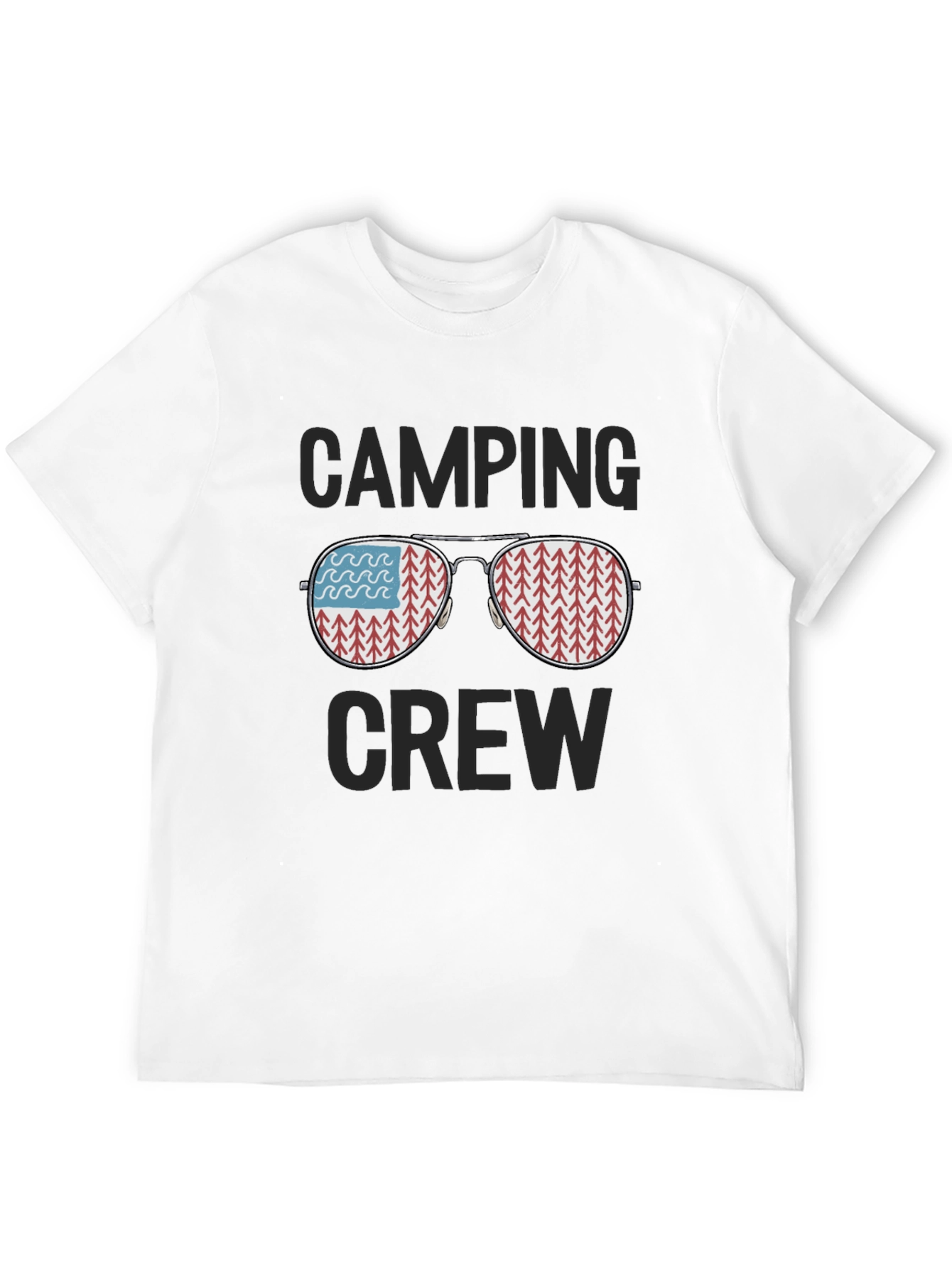 Black Camping Crew Graphic T-Shirt - Adventure Ready view 12
