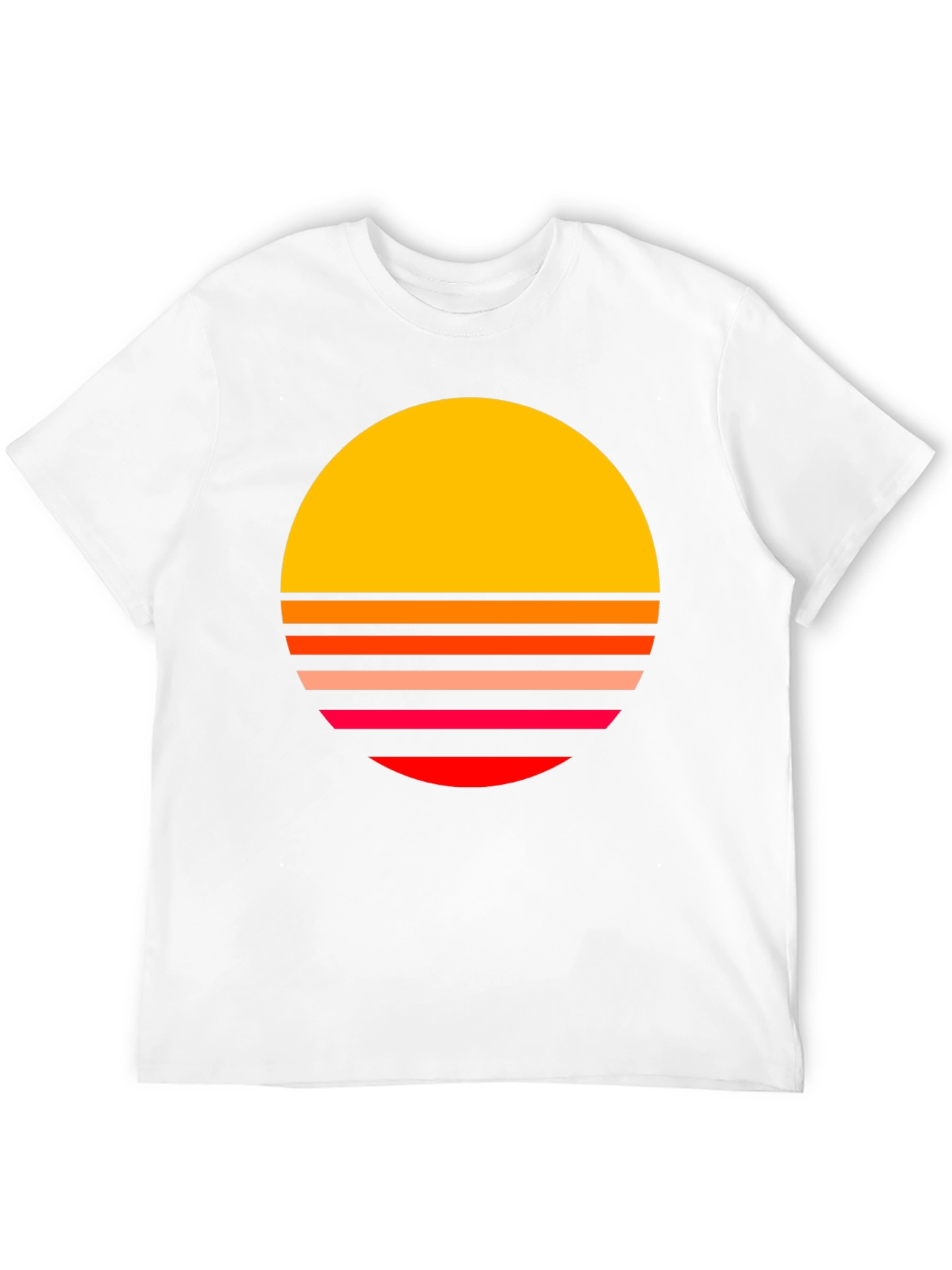 Black Retro Sunset T-Shirt - Vintage Style Graphic Tee view 12