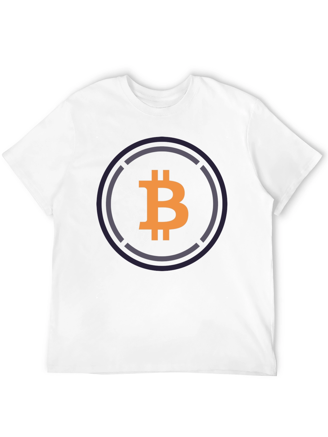 Black Bitcoin Logo Black T-Shirt - Crypto Currency Tee view 12