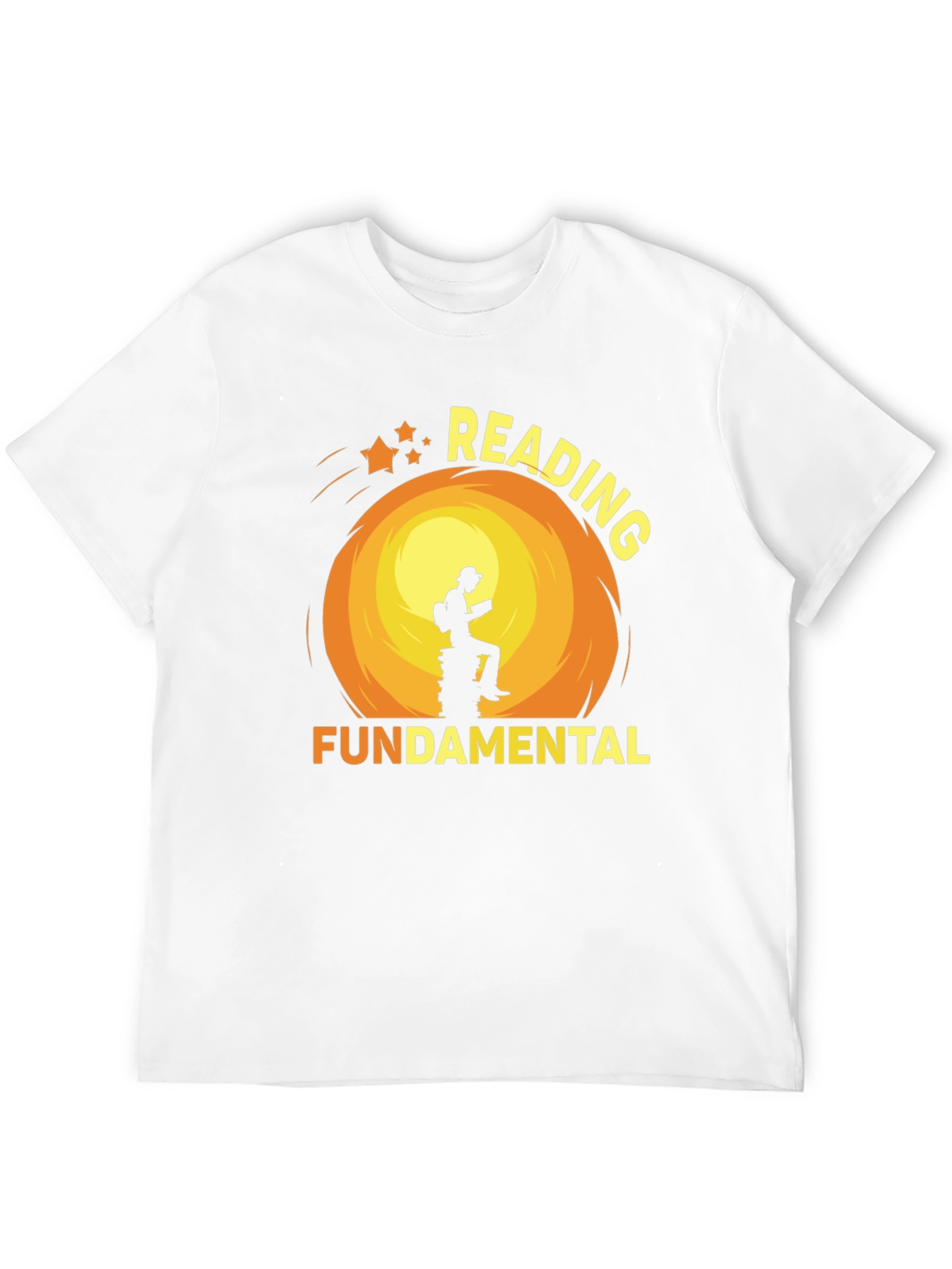 Black Reading Fundamental Black T-Shirt view 12